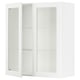 SEKTION Wall cabinet with 2 glass doors