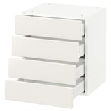 SEKTION Wall cabinet with 4 drawers, white Maximera/Veddinge white, 46x37x51 cm