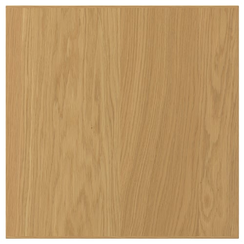 SINARP oak veneer door, rectangular shape with natural wood grains, sturdy and long-lasting.
