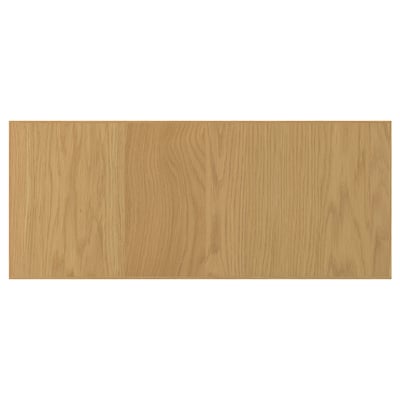 SINARP Drawer front, oak veneer, 61x25 cm