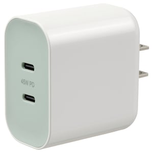 SJÖSS 45W 2-port USB charger, fast charging