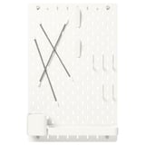 SKÅDIS Pegboard combination, white, 36x56 cm