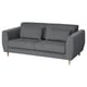 Option: SLATORP 2-seat sofa, Hakebo dark grey
