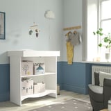 SMÅGÖRA Changing table/bookshelf, white