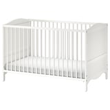 SMÅGÖRA Cot, white, 70x132 cm
