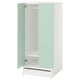 SMÅSTAD / UPPFÖRA Wardrobe, white/light green, 60x65x136 cm