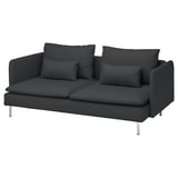 SÖDERHAMN 3-seat sofa, Fridtuna dark grey