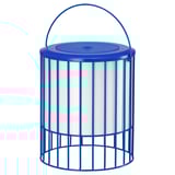 SOLVINDEN Table lamp, blue, 15 cm