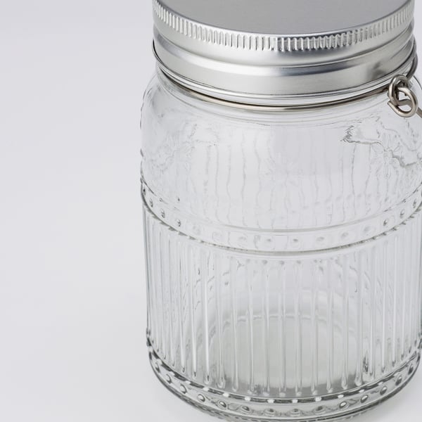 SOLVINDEN Table lamp/decoration, battery-operated/jar clear, 15 cm