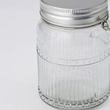 SOLVINDEN Table lamp/decoration, battery-operated/jar clear, 15 cm