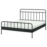 STJÄRNÖ Bed frame, anthracite/Luröy, King