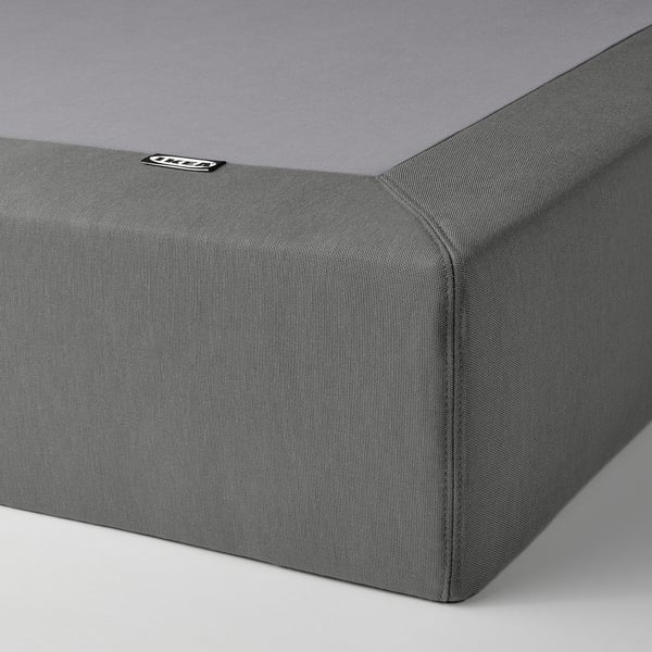 STJÄRNÖ Bed frame, anthracite/Lyngör dark grey, Twin