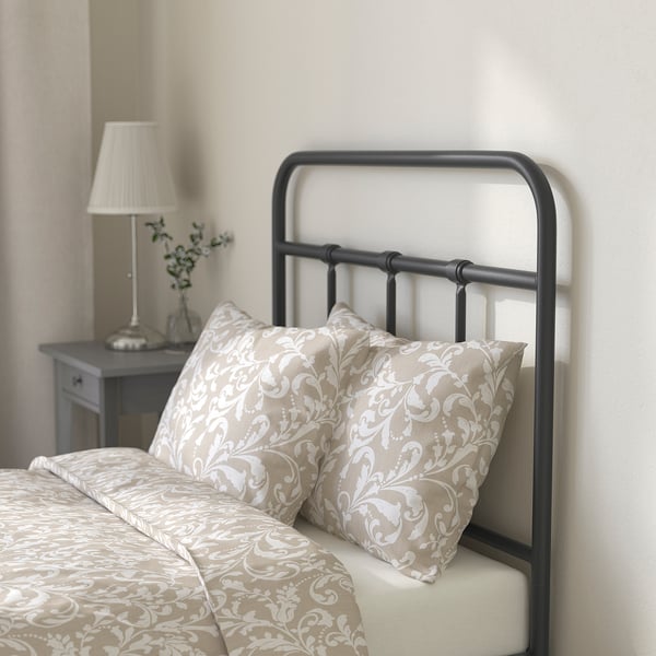 STJÄRNÖ Bed frame, anthracite, Twin