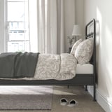 STJÄRNÖ Bed frame, anthracite, Twin