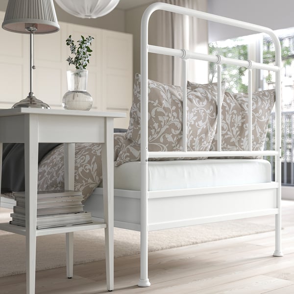 STJÄRNÖ Bed frame, white, Twin