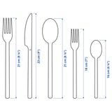 STOCKHOLM 2025 20-piece cutlery set, black