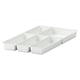 STÖDJA Cutlery tray, white, 29x51 cm