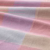 STRANDFLOKA Place mat, patterned/multicolour, 45x35 cm