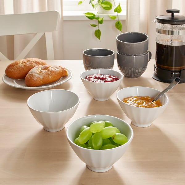 STRIMMIG Bowl, white, 11 cm
