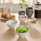 STRIMMIG Bowl, white, 11 cm