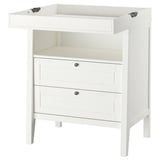 SUNDVIK Changing table/chest of drawers, white