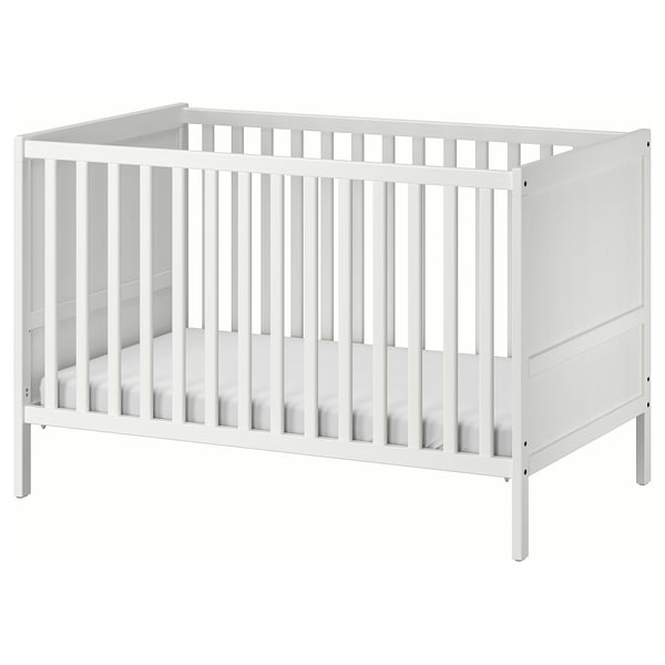 SUNDVIK Cot, white, 70x132 cm