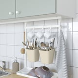 SUNNERSTA Container, beige, 12x11 cm