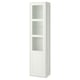 TÄNNFORSEN High cabinet with door, white, 18x15x77 "