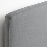 TÄRNKULLEN Upholstered bed frame, Tibbleby beige/grey/Luröy, Queen