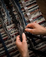 TÅNUM Rug, flatwoven, assorted colours, 60x90 cm