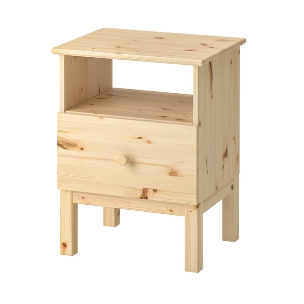 TARVA Bedside table, pine, 48x62 cm