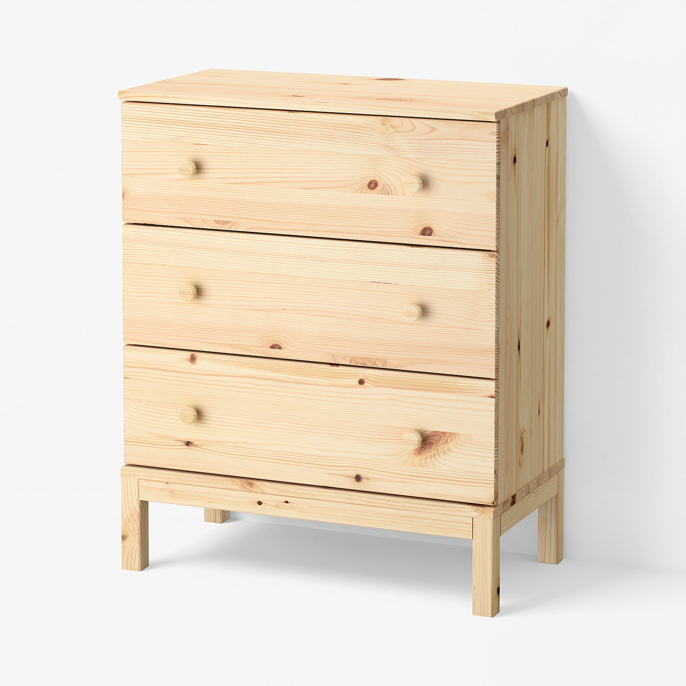 TARVA chest of 3 drawers, pine, 76x92 cm - IKEA