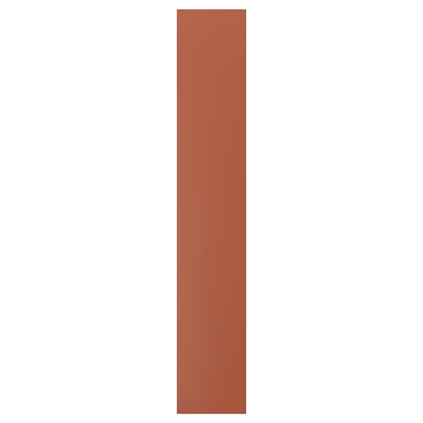 TERRSJÖ Cover panel, red-brown, 39x229 cm