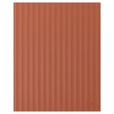 TERRSJÖ Door, red-brown wave pattern, 61x76 cm