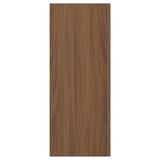 TISTORP Door, brown walnut effect, 31x76 cm