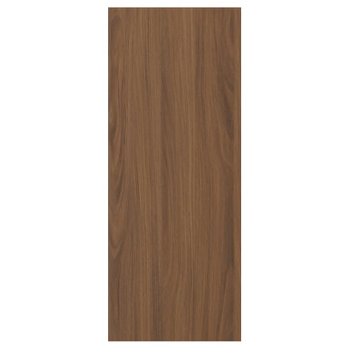 Modern walnut TISTORP cabinet door with smooth grain texture.