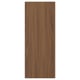 Option: TISTORP Door, brown walnut effect, 31x76 cm