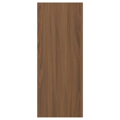 TISTORP Door, brown walnut effect, 31x76 cm