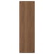 TISTORP Door, brown walnut effect, 46x152 cm
