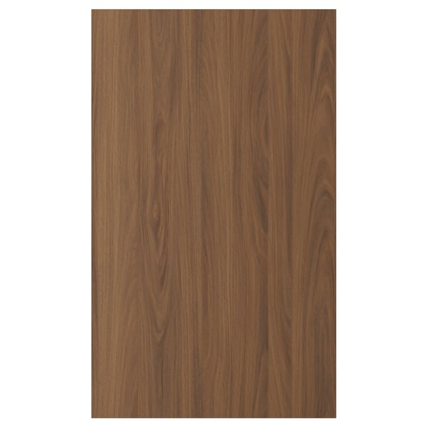 TISTORP Door, brown walnut effect, 61x102 cm