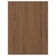 TISTORP Door, brown walnut effect, 38x51 cm