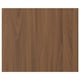 TISTORP Door, brown walnut effect, 46x38 cm