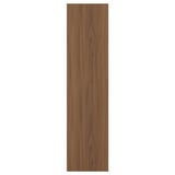 TISTORP Door, brown walnut effect, 38x152 cm