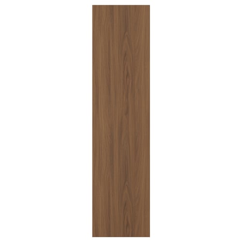 Wooden TISTORP panel with walnut finish and vertical grain.