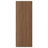 TISTORP Door, brown walnut effect, 46x127 cm