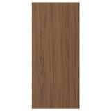 TISTORP Door, brown walnut effect, 46x102 cm
