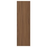 TISTORP Door, brown walnut effect, 31x102 cm