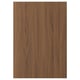Option: TISTORP Door, brown walnut effect, 53.3x76.2 cm