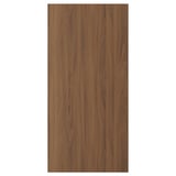 TISTORP Door, brown walnut effect, 61x127 cm
