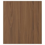 TISTORP Door, brown walnut effect, 46x51 cm